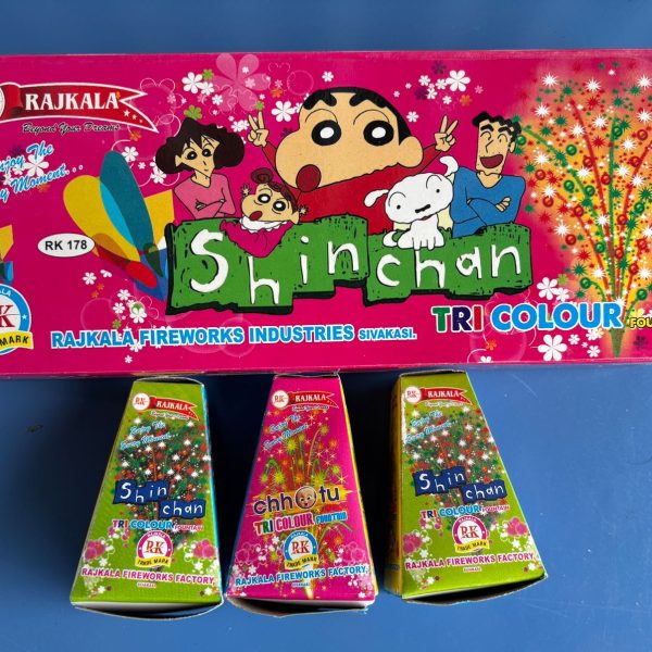SHIN CHAN TRICOLOUR FOUNTAIN (3 PCS)